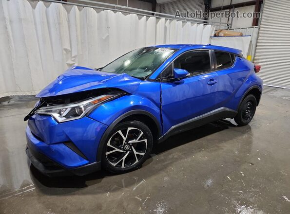 NMTKHMBX9JR024376 2018 TOYOTA C-HR Blue 