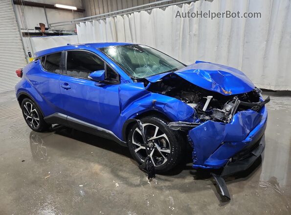 NMTKHMBX9JR024376 2018 TOYOTA C-HR Blue 
