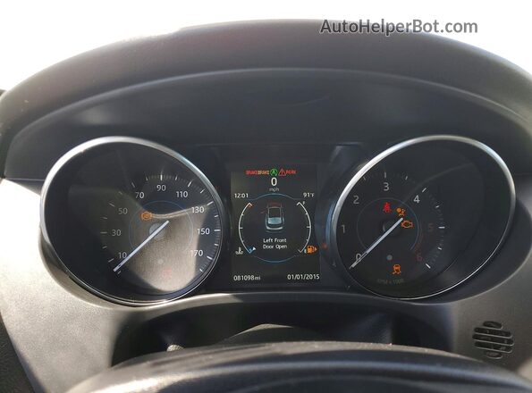 SADCJ2BNXHA093456 2017 JAGUAR F-PACE White Instrument cluster view