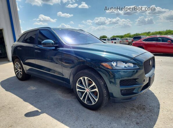 SADCJ2BNXHA488477 2017 JAGUAR F-PACE Green Առջևի աջ