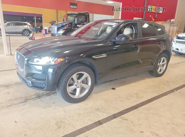 SADCJ2BV4HA048349 2017 JAGUAR F-PACE Black Trasero izquierdo