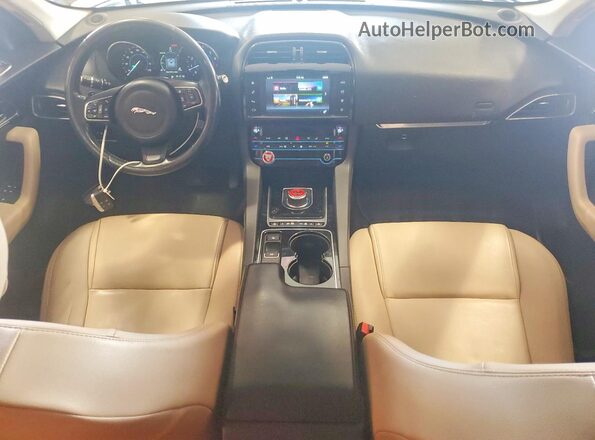 SADCJ2BV4HA048349 2017 JAGUAR F-PACE Black Vista del cuadro de instrumentos