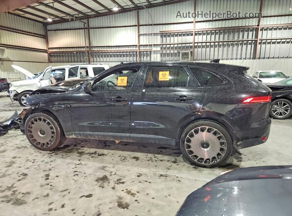 SADCJ2BVXHA067987 2017 JAGUAR F-PACE Black Rear left