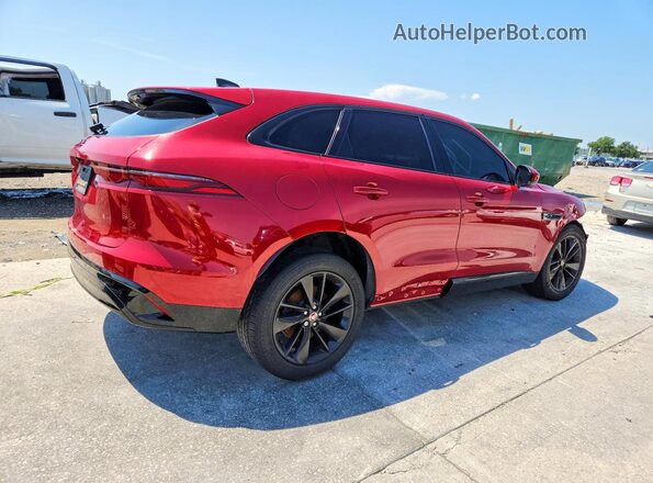 SADCJ2EX6NA699393 2022 JAGUAR F-PACE Red Rear right