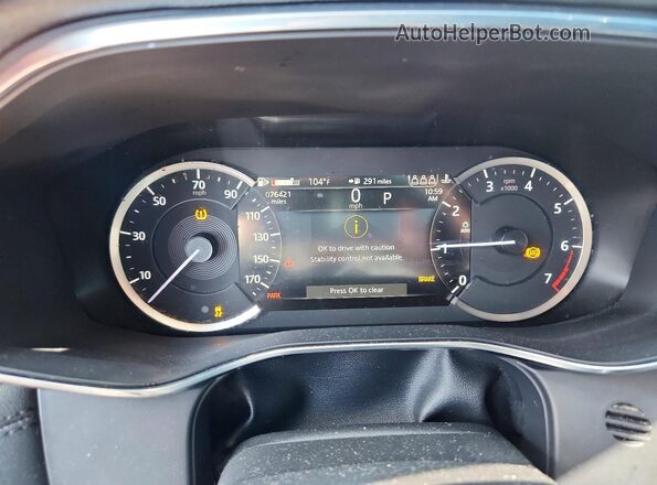 SADCJ2EX6NA699393 2022 JAGUAR F-PACE Red Instrument cluster view