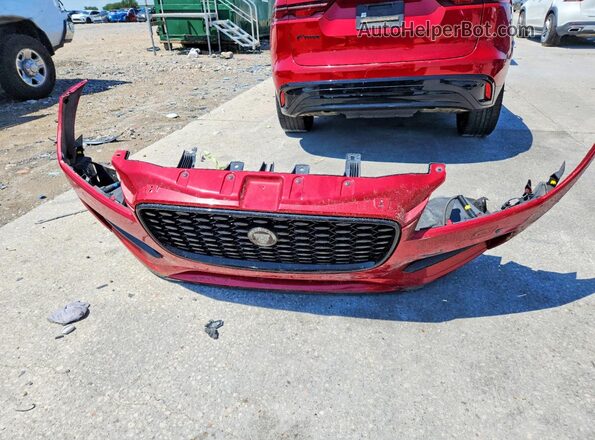SADCJ2EX6NA699393 2022 JAGUAR F-PACE Red VIN sticker view