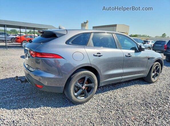 SADCJ2FX1JA255329 2018 JAGUAR F-PACE Gray Trasero derecho