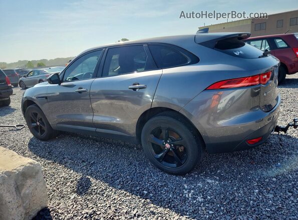 SADCJ2FX1JA255329 2018 JAGUAR F-PACE Gray Trasero izquierdo