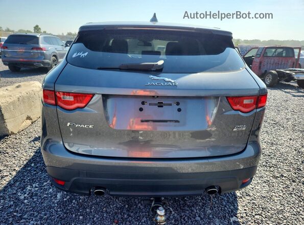 SADCJ2FX1JA255329 2018 JAGUAR F-PACE Gray Vista trasera
