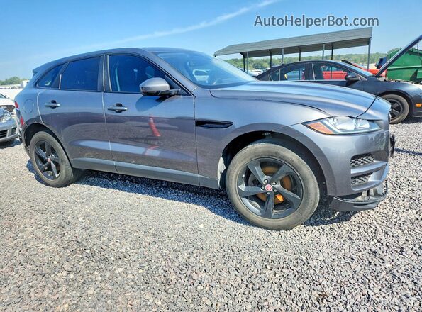 SADCJ2FX1JA255329 2018 JAGUAR F-PACE Gray Delantero derecho