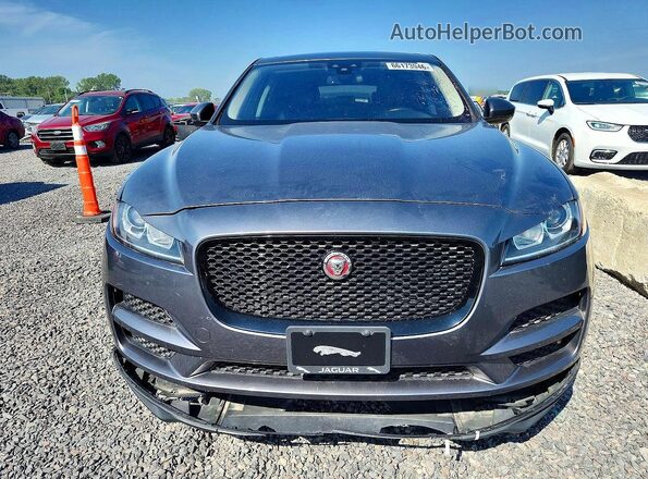 SADCJ2FX1JA255329 2018 JAGUAR F-PACE Gray Vista frontal