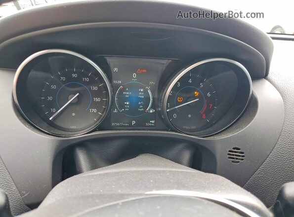 SADCJ2FX4JA288759 2018 JAGUAR F-PACE Black Instrument cluster view
