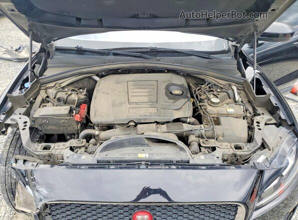 SADCJ2FX4JA288759 2018 JAGUAR F-PACE Black Engine compartment view