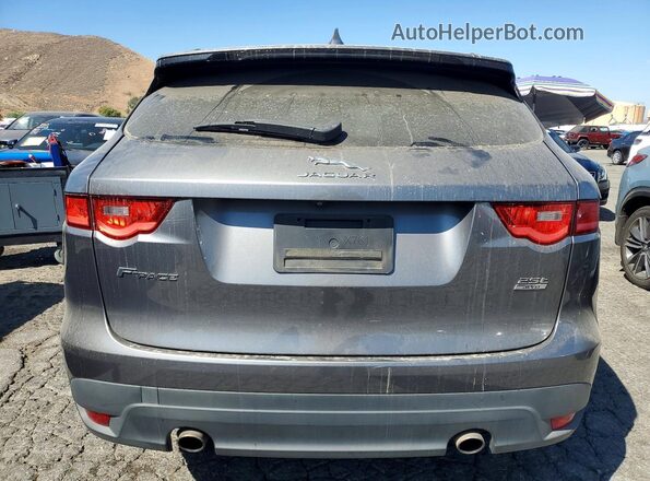 SADCJ2FXXJA244412 2018 JAGUAR F-PACE Gray Rear view