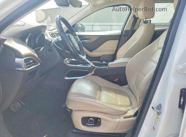 SADCK2FX2KA361111 2019 JAGUAR F-PACE White Vista interior delantera