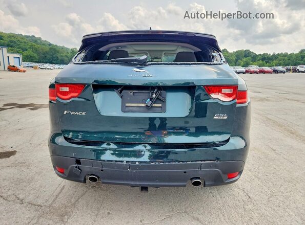 SADCK2FX4JA258075 2018 JAGUAR F-PACE Green Rear view
