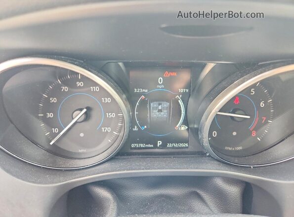 SADCK2FX4JA258075 2018 JAGUAR F-PACE Green Instrument cluster view