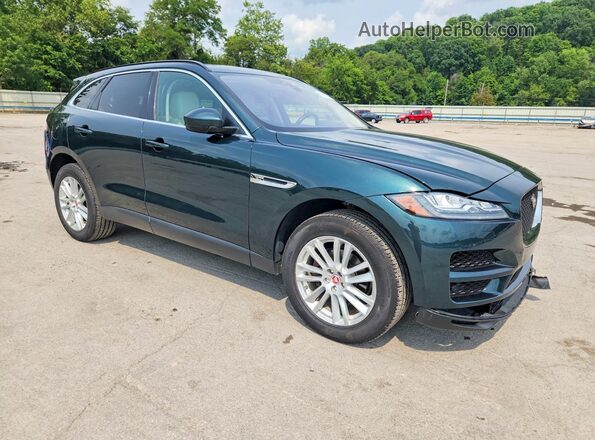 SADCK2FX4JA258075 2018 JAGUAR F-PACE Green Front right