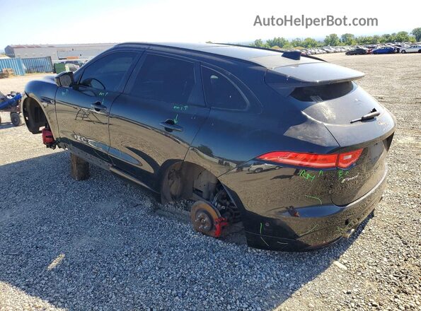 SADCM2FV0JA298825 2018 JAGUAR F-PACE Black Հետևի ձախ