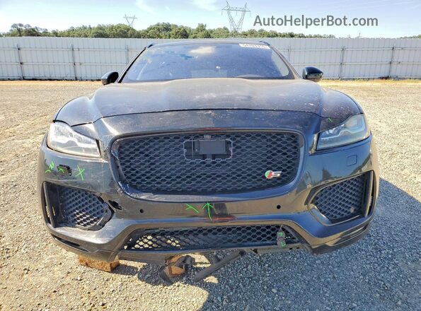 SADCM2FV0JA298825 2018 JAGUAR F-PACE Black Դիմացի տեսք