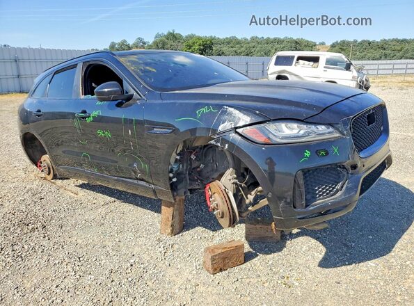 SADCM2FV0JA298825 2018 JAGUAR F-PACE Black Առջևի աջ