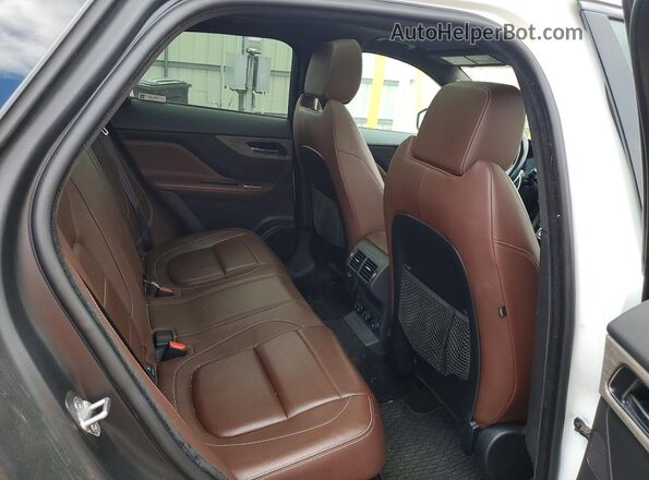 SADCM2FV8KA365978 2019 JAGUAR F-PACE White უკანა სალონის ხედი