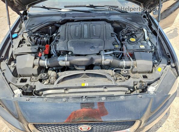 SAJAD4BVXHA971913 2017 JAGUAR XF Black Rear interior view