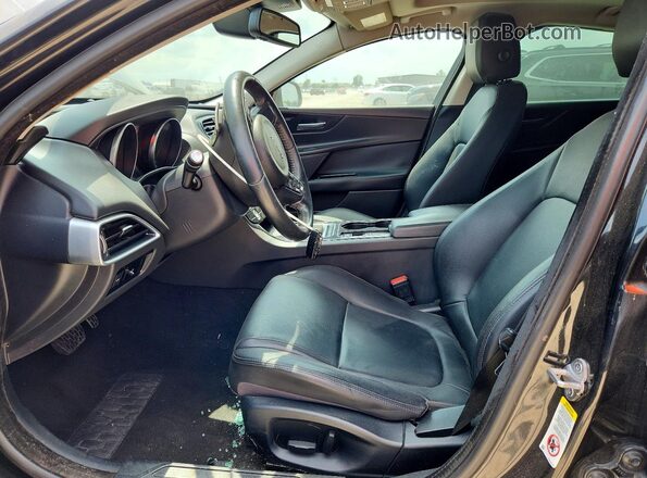 SAJAD4BVXHA971913 2017 JAGUAR XF Black Front interior view