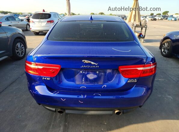 SAJAJ4BV3HA974208 2017 JAGUAR XF Blue Rear view