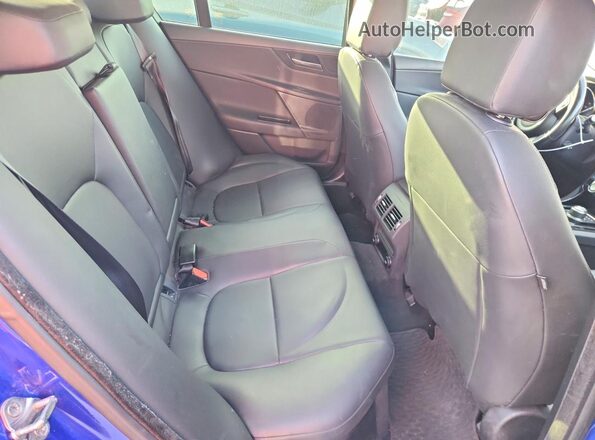 SAJAJ4BV3HA974208 2017 JAGUAR XF Blue Rear seats view