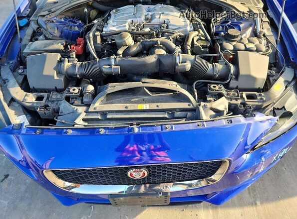 SAJAJ4BV3HA974208 2017 JAGUAR XF Blue Rear interior view