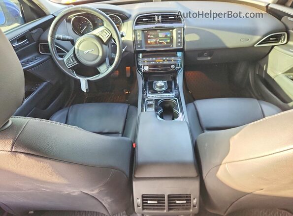 SAJAJ4BV3HA974208 2017 JAGUAR XF Blue Dashboard view