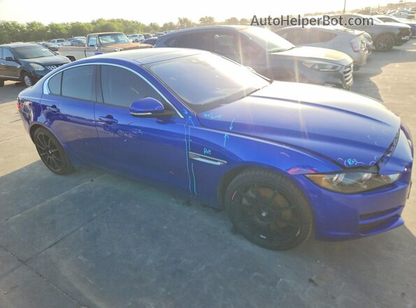 SAJAJ4BV3HA974208 2017 JAGUAR XF Blue Front right