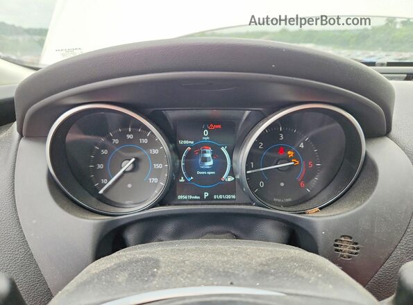 SAJAJ4FN4JCP28370 2018 JAGUAR XF White Instrument cluster view