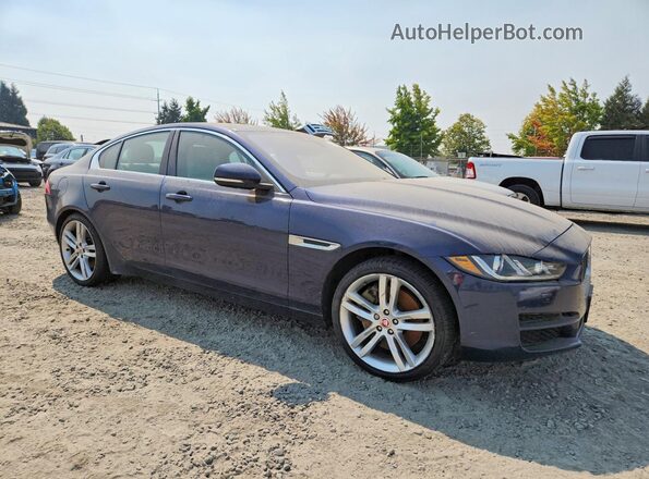 SAJAK4BV8HA973648 2017 JAGUAR XF Blue Front right