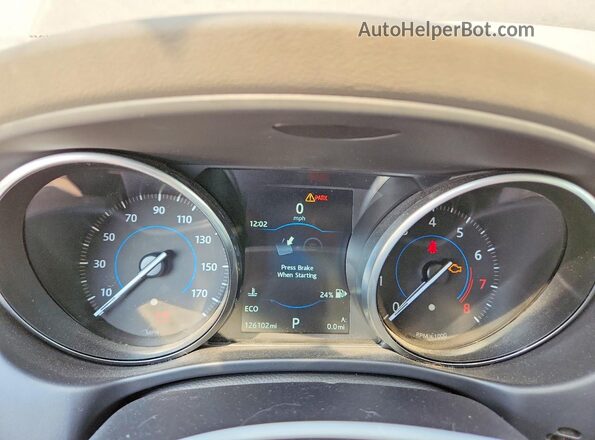 SAJAK4BV8HA973648 2017 JAGUAR XF Blue Instrument cluster view
