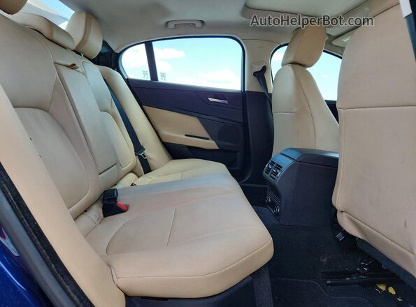 SAJAR4BG5HA975791 2017 JAGUAR XF Blue Rear seats view