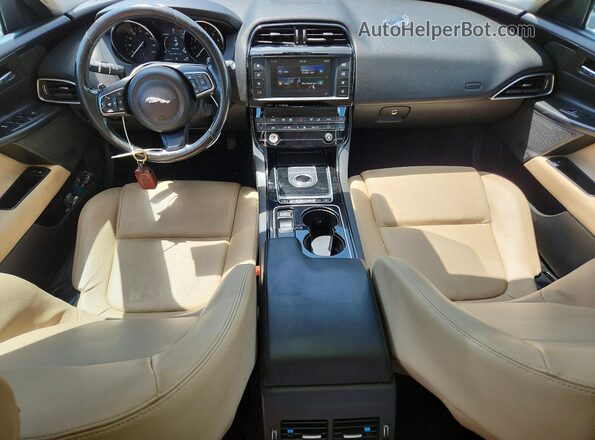 SAJAR4BG5HA975791 2017 JAGUAR XF Blue Dashboard view