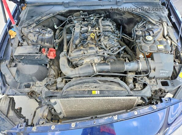 SAJAR4BG5HA975791 2017 JAGUAR XF Blue Rear interior view