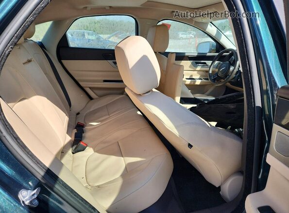 SAJBD4BV6HCY32354 2017 JAGUAR XF Green Rear seats view