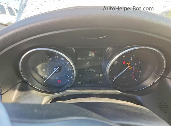SAJBF4BV5GCY16283 2016 JAGUAR XF Белый Вид щитка приборов