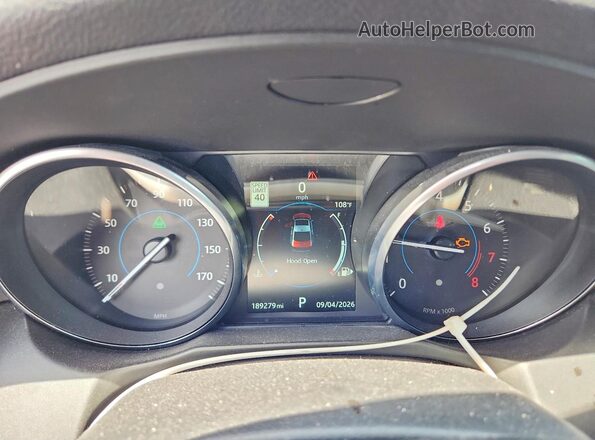 SAJBG4BV3GCY03643 2016 JAGUAR XF Green Սարքավորումների վահանակի տեսք