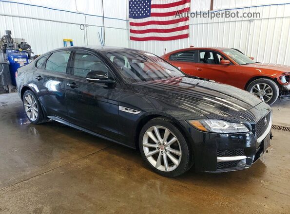 SAJBL4BV2GCY23782 2016 JAGUAR XF Black Przód prawy