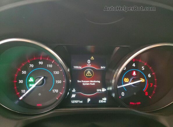 SAJBL4BV2GCY23782 2016 JAGUAR XF Black Widok zestawu wskaźników