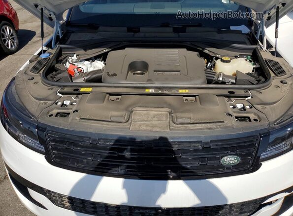 SAL1P9EU6SA458096 2025 LAND ROVER RANGE White Vista del compartimento del motor