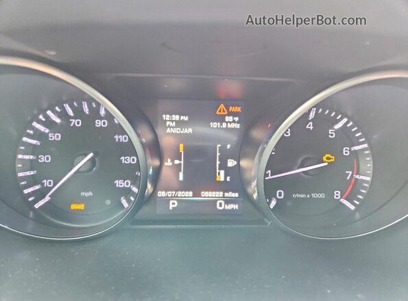 SALCP2BG7GH561718 2016 LAND ROVER DISCOVERY Green Widok zestawu wskaźników