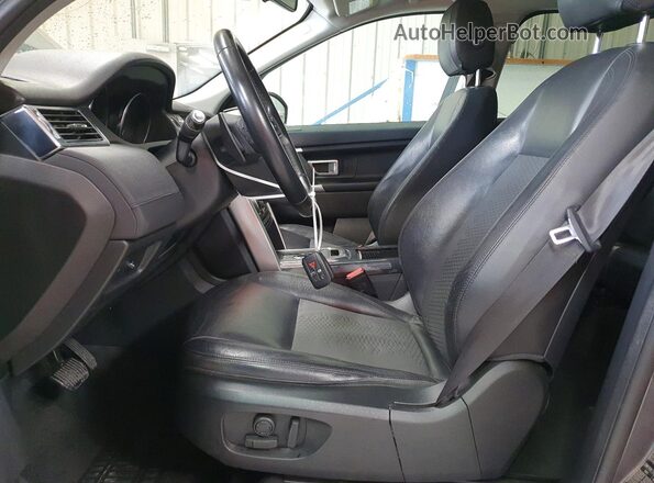 SALCP2FX1KH809321 2019 LAND ROVER DISCOVERY Gray Widok wnętrza z przodu