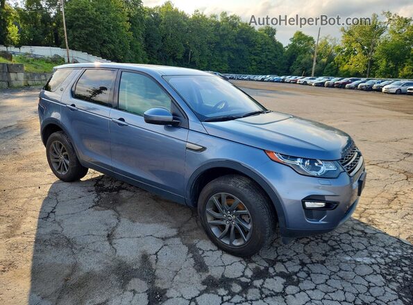SALCP2RX6JH745156 2018 LAND ROVER DISCOVERY Синий Передняя правая четверть