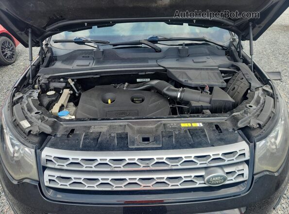 SALCR2BG5GH548699 2016 LAND ROVER DISCOVERY Black Engine compartment view