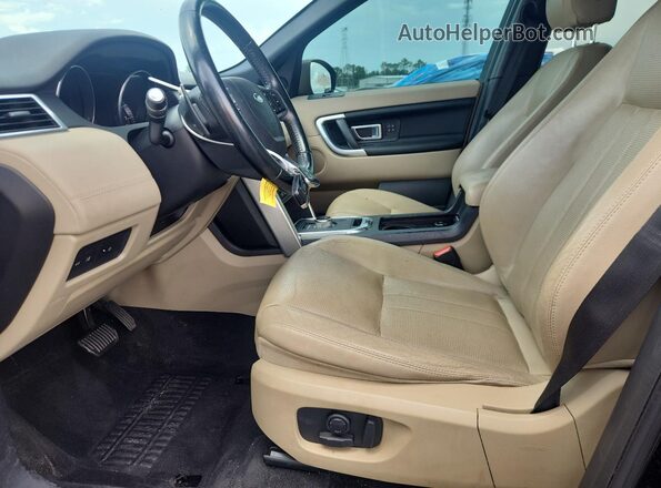 SALCR2BG5GH548699 2016 LAND ROVER DISCOVERY Black Front interior view